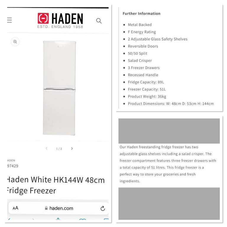 Fridge freezer