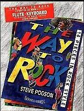 THE WAY TO ROCK FLUTE & KEYBOARD Sheet Music Book