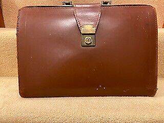 1960s leather brief case