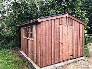 12 x 10 (3.6 x 3m) heritage garden shed 