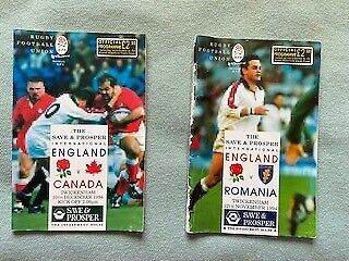 Two rugby International  programmes