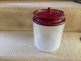 Tupperware biscuit barrel