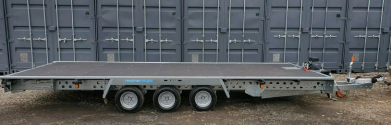 CAR TRANSPORTER TRAILER TILT BED WOODFORD 18 x 7' 3" TRI AXLE RECOVERY