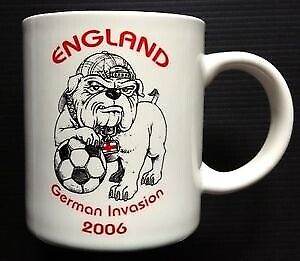 England 2006 Football World Cup Mug Invasion Of Germany Ceramic Cup