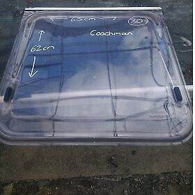 1990s Coachman caravan front centre window