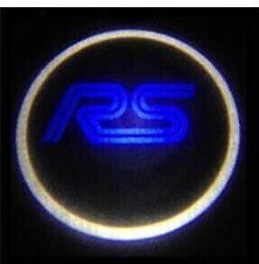2 x FORD RS LED 3D GHOST LASER DOOR LOGOS TOP QUALITY