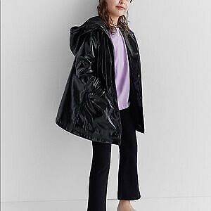 ‼️ 2 x IMMAC GIRLS #ZARA - WARM & LINED - BLACK MAC RAIN COATS - FOR SALE ‼️ 8 YRS & 11/12 YRS AVAIL