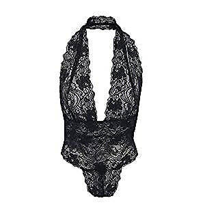 Brand New Black Lace Sleepwear/ body/teddy Size Approx 8/10