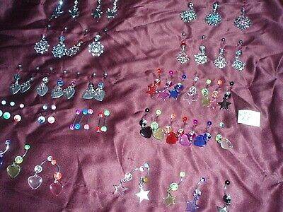 Body & Belly Button Jewellery (Various Designs 50+ Pieces) - Brand New