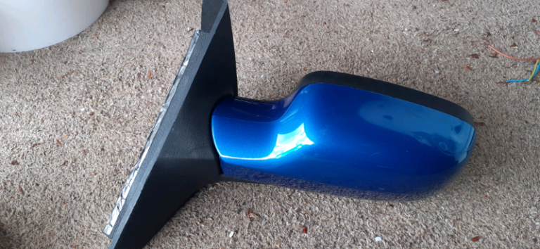 Renault Scenic wing mirror blue complete 