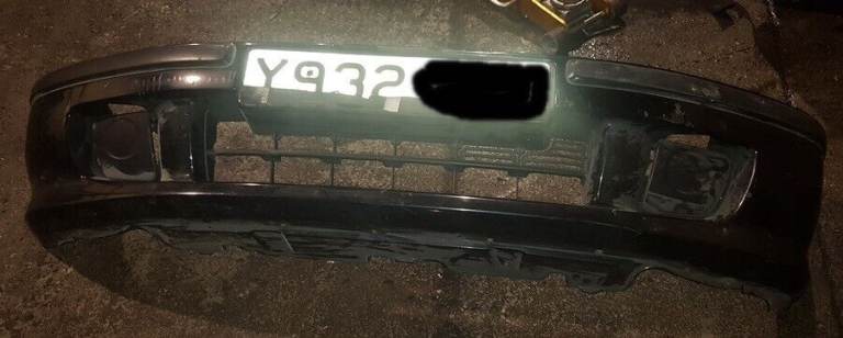 Honda Civic Front Bumper Black 2001