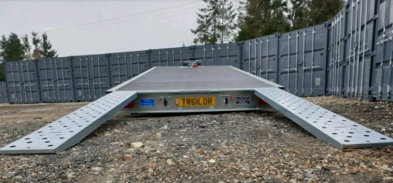CAR TRANSPORTER TRAILER TILT BED WOODFORD 18 x 7' 3" TRI AXLE RECOVERY