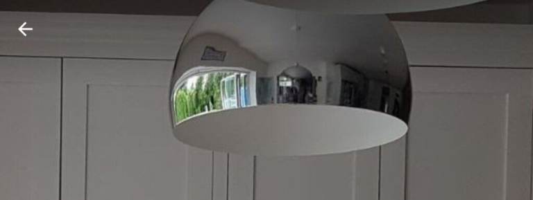 image for Crome mirror hanging ceiling lights kitchen bedroom living room home