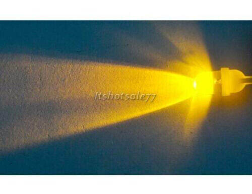 2x T10 5W 501 SUPER BRIGHT AMBER KRYPTON LED ERROR FREE CANBUS WEDGE ORANGE BULB