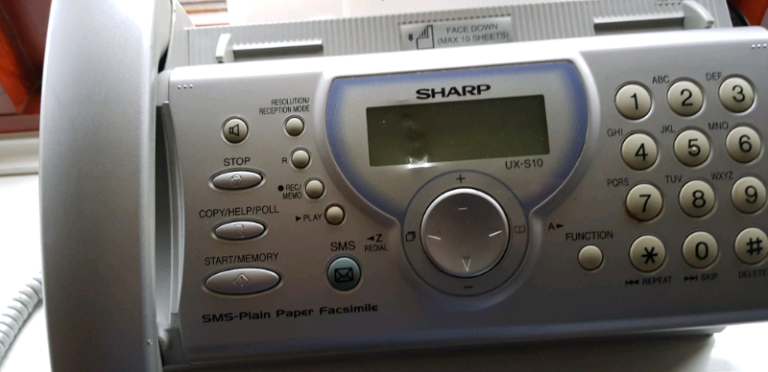 Classic Sharp UX-S10 Telephone - Fax  - Answering  Machine