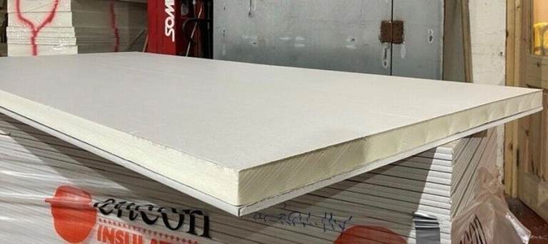 Seconds Insulated Plasterboards 1.2 x 2.4 x 50ml plus 12.5 PB @ £50.00 each INC VAT