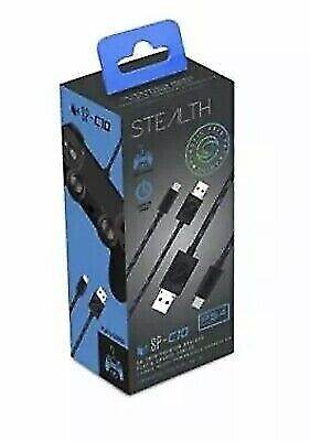 Playstation 4-STEALTH SP C10 TWIN CABLES NEW