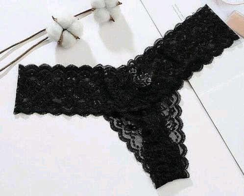 Brand New 10 Pairs of Black Lace Stretch Lingerie/Briefs Size 10/12