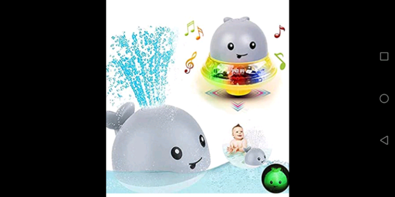 Bath Fun Toys with Music and Flashing Lights Bathtime Play Ball