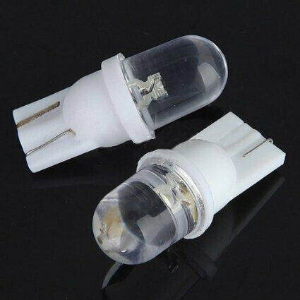 2 x T10 5W 501 SUPER BRIGHT KRYPTON LED ERROR FREE CANBUS WEDGE XENON WHITE BULB