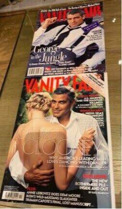 2 VANITY FAIR MAGAZINES 1996/2006 WITH GEORGE CLOONEY