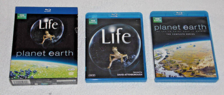 DVD FILM MOVIE BLURAY LIFE PLANET EARTH 9 DISC SET BLU-RAY BBC EARTH SERIES HD