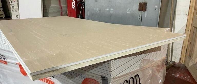 Seconds Insulated Plasterboards 1.2 x 2.4 x 40ml plus 12.5 screw fix @ £45.00 each INC VAT