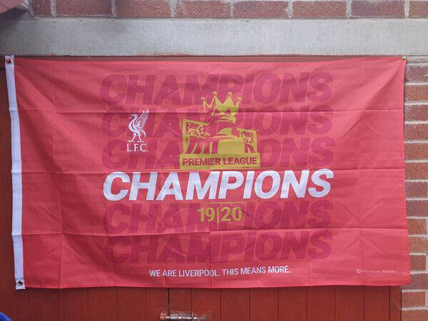 Liverpool FC, LFC Champions 19/20 5x3 ft flag - official product