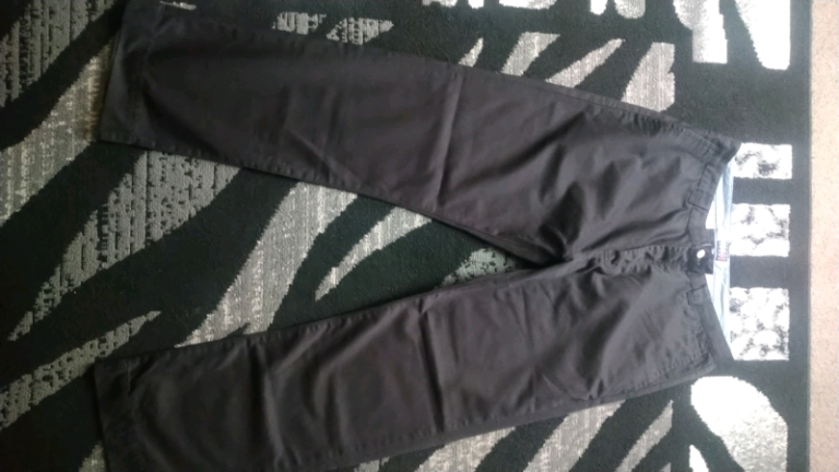 Mens Tommy jeans black W36  L34 long 