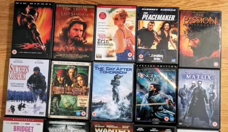 57 DVDs. Excellent condition. 