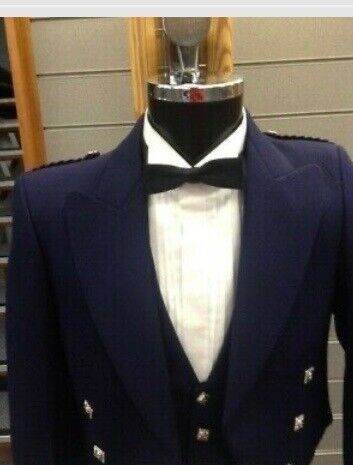 NEW Navy Prince Charlie - chest size 36