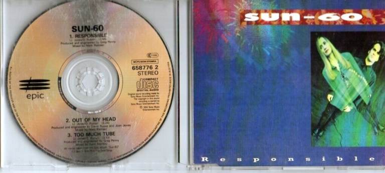image for Sun-60 - Responsible (Three track CD)