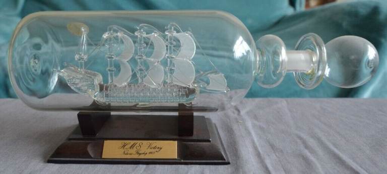 2 SHIPS IN A BOTTLE