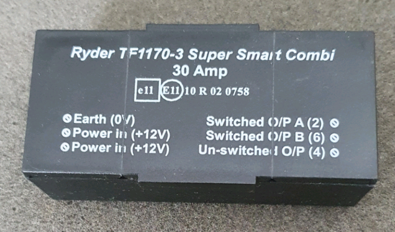 RYDER TF1170-3 30A SUPER SMART COMBI SPLIT CHARGE RELAY