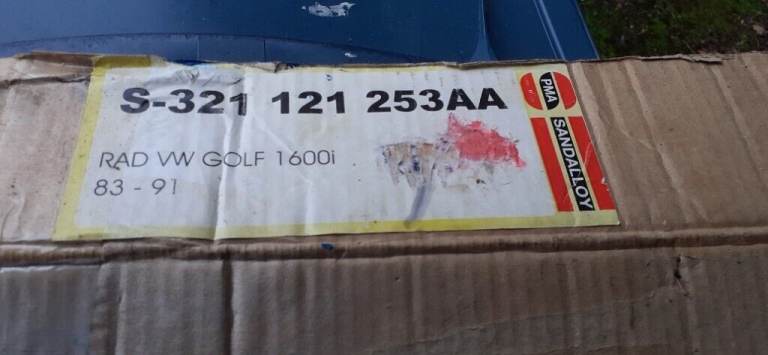 VW Golf mk1 radiator