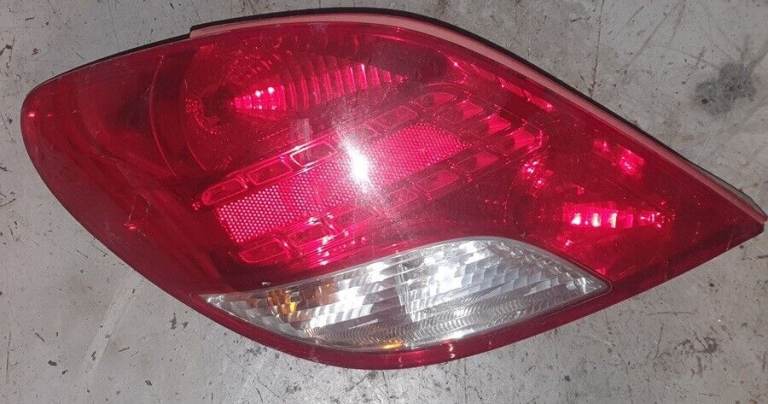 Peugeot 207 Left Side Rear Light 2009