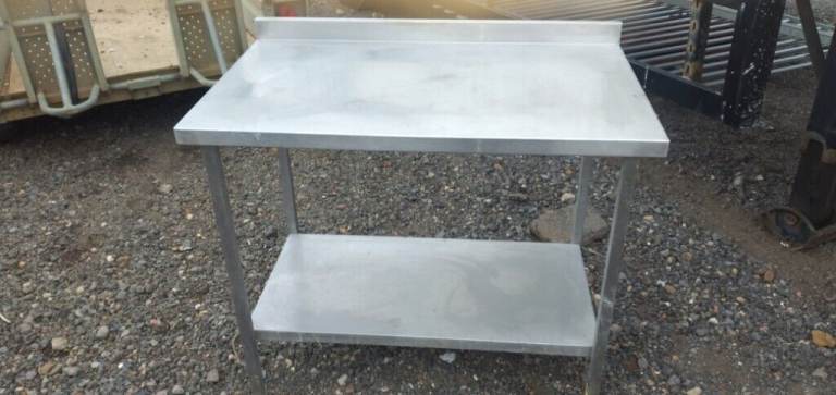Catering equipment commercial Stainless steel tables sinks racking shelving restaurant kitchen items