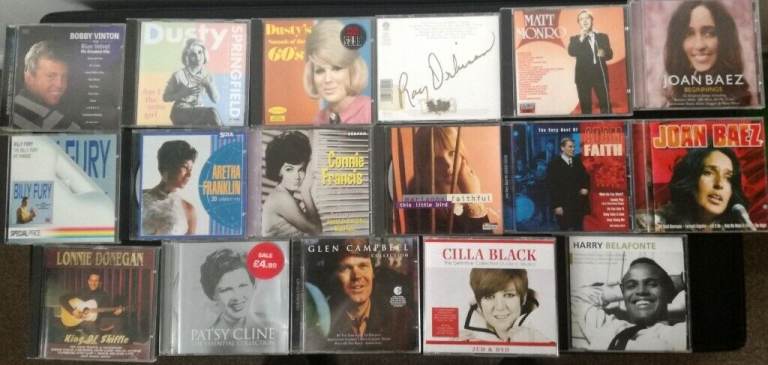 18 Cd's from 1950/1960 Artists