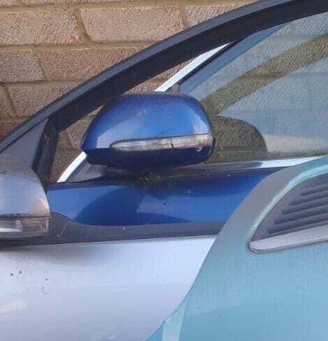 Honda Accord Left Side Wing Mirror Blue 2007