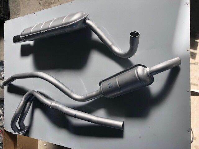 Exhaust system for Fiat 124 Spider 1.4