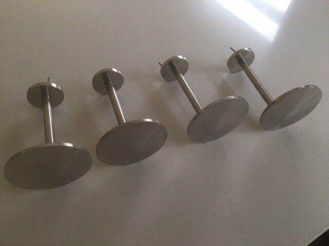  4 x Impressive contemporary curtain tie-backs , £5 each