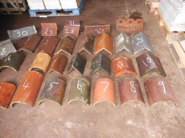 Reclaimed Roof ridges Lots off types available Staffordshire blue And Rosemary 