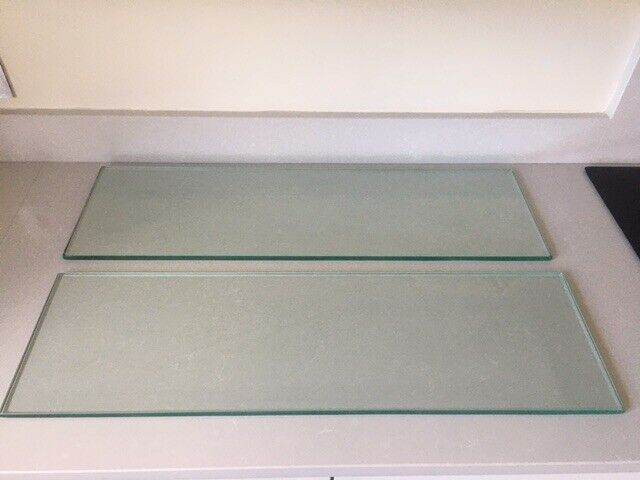Glass shelves