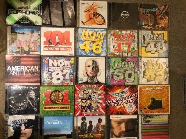 Dance, pop, soul and indie CD's.