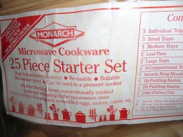 Pack of Useful Microwave Dishes - Just £8