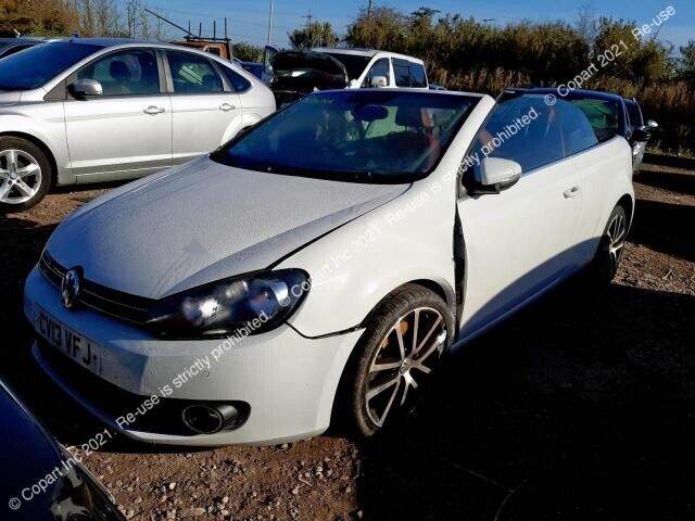 2013 VOLKSWAGEN GOLF GT BL CAB CONVERTIBLE FOR BREAKING FRONT END WHEELS SEATS LEGS AXLES ROOF