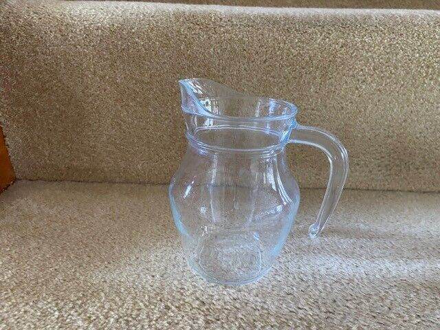 Glass water jug