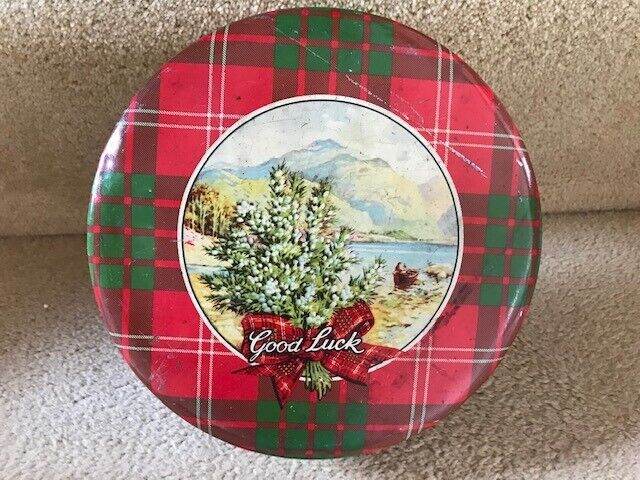 vintage shortbread tin