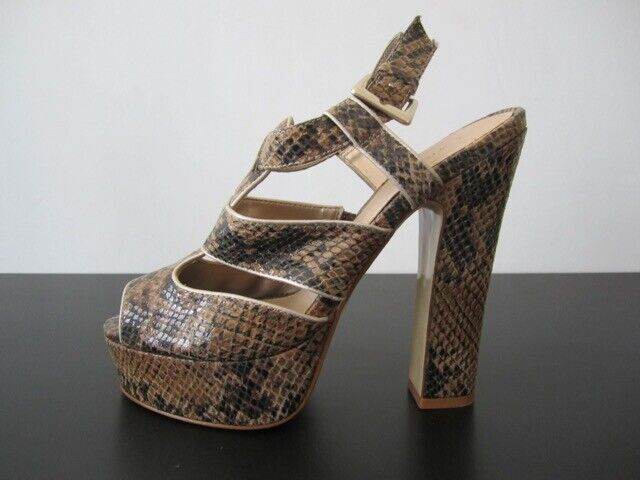 NEW Love Label Women's Shoes UK5 - Faux Snake Print High Heel, Strap