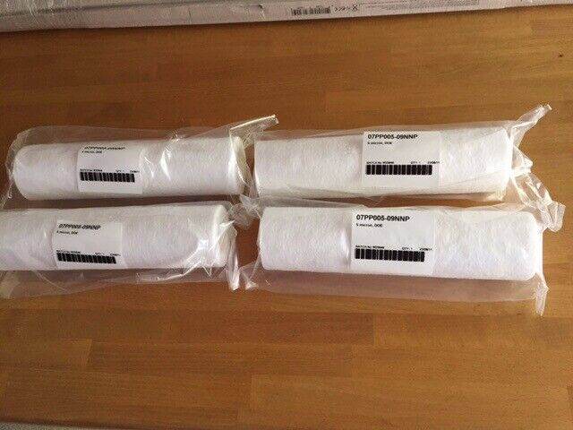 Water filter cartridge, 10 inch 5 micron, factory sealed & unopened x 4